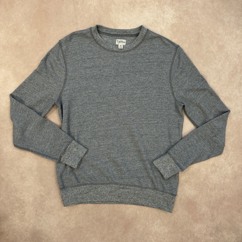 J. Crew Long-sleeve textured sweater-tee | size medium | NWOT - Picture 2 of 9